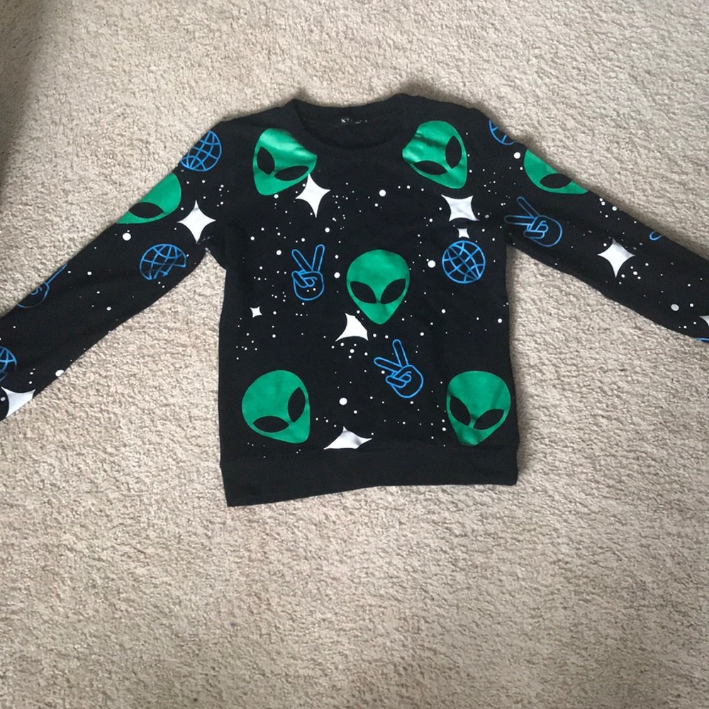 Long Sleeve Alien Shirt